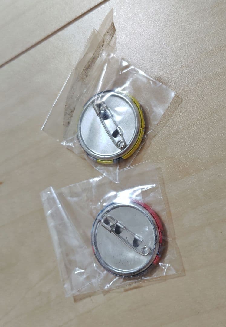 ペルソナ4　P4U2 皆月翔、足立透 缶バッジ