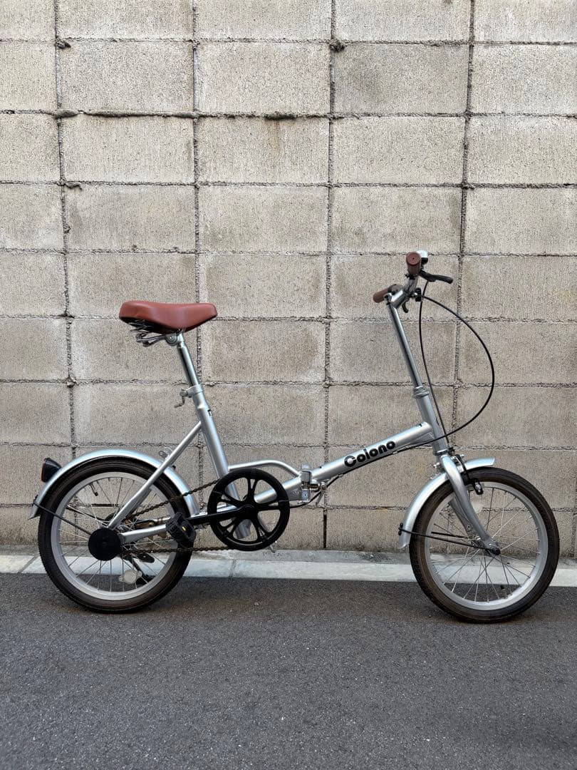 <ほぼ新品>ミニベロ　シルバー