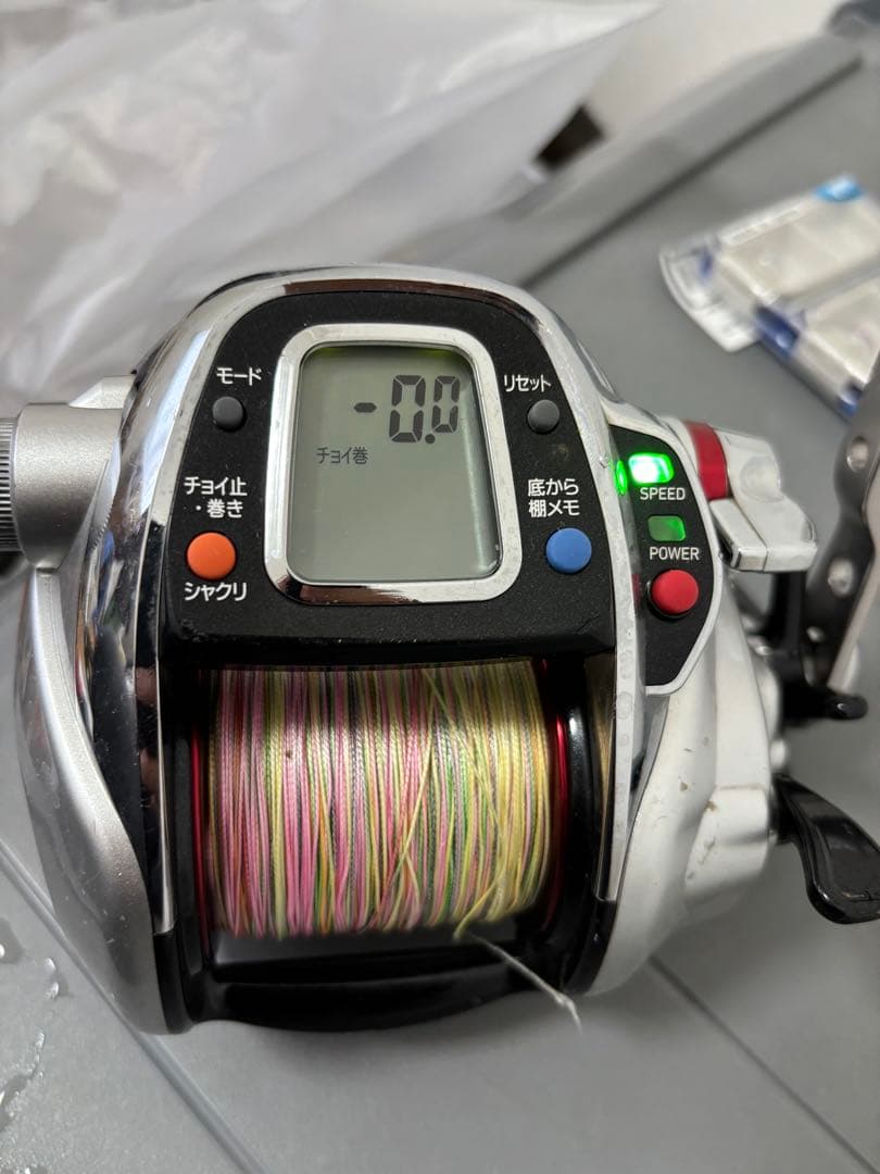 電動リール デジタル表示 スピード調整機能