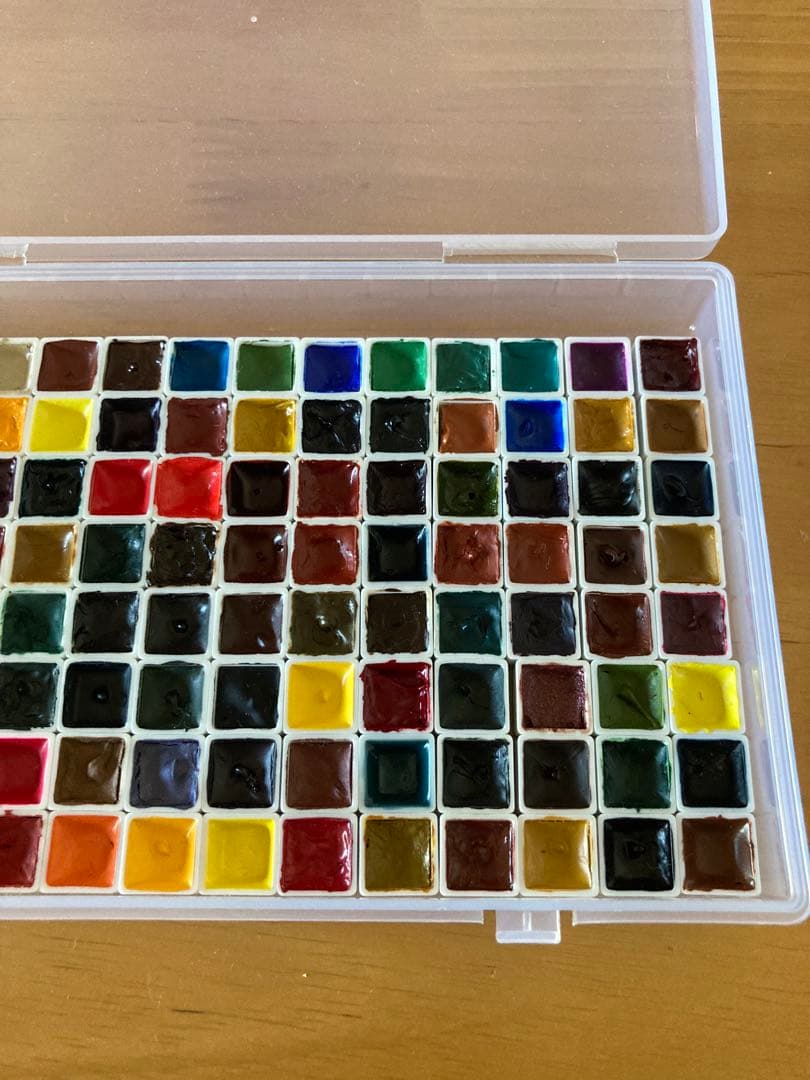 ダニエルスミス　透明水彩　絵の具　112色　小分けセット ケース付き