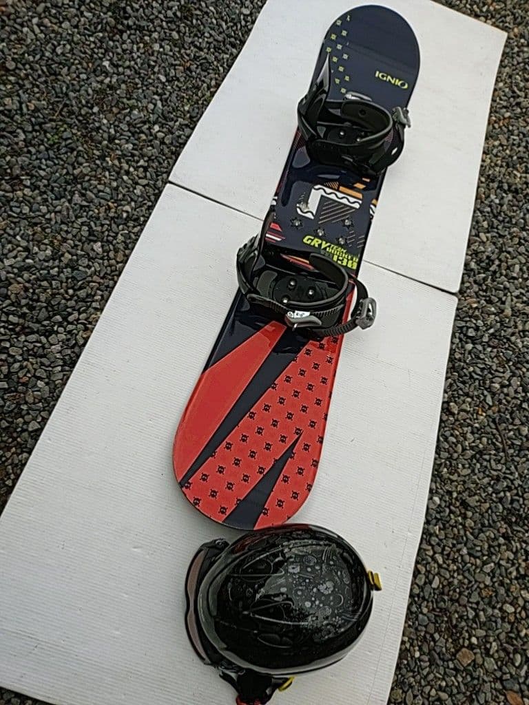 IGNIO イグニオ ロッカー130スノーボードセットHEADヘルメット子供用