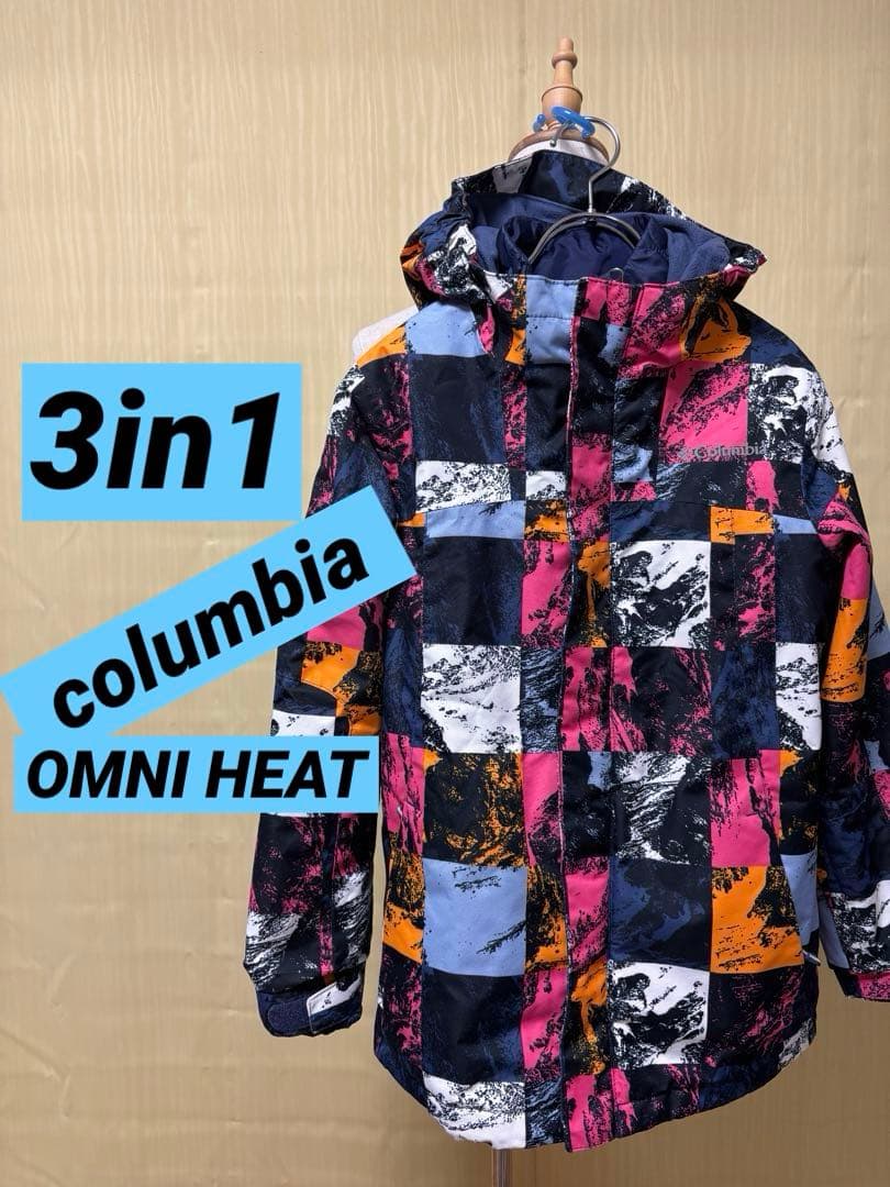 コロンビア　140cm スキーウェア　子供　キッズ M columbia
