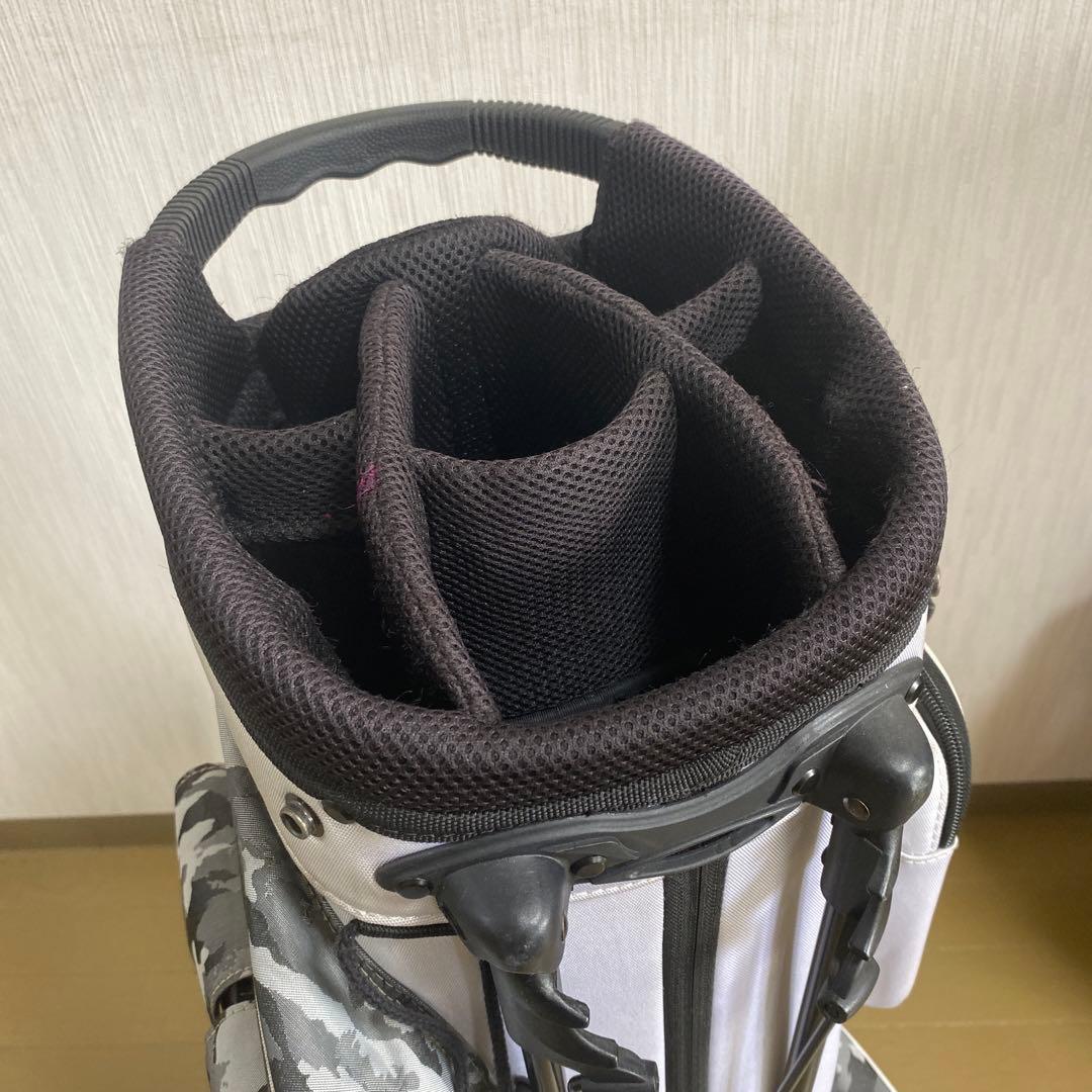 GMA キャディバッグ ホワイト・グレー・カモフラージュ