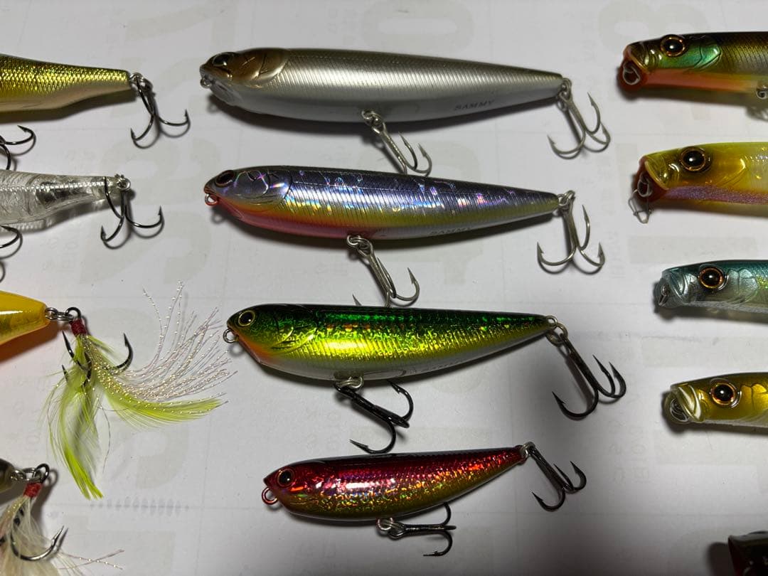 トップウォータープラグ纏め売り エバーグリーン メガバスetc