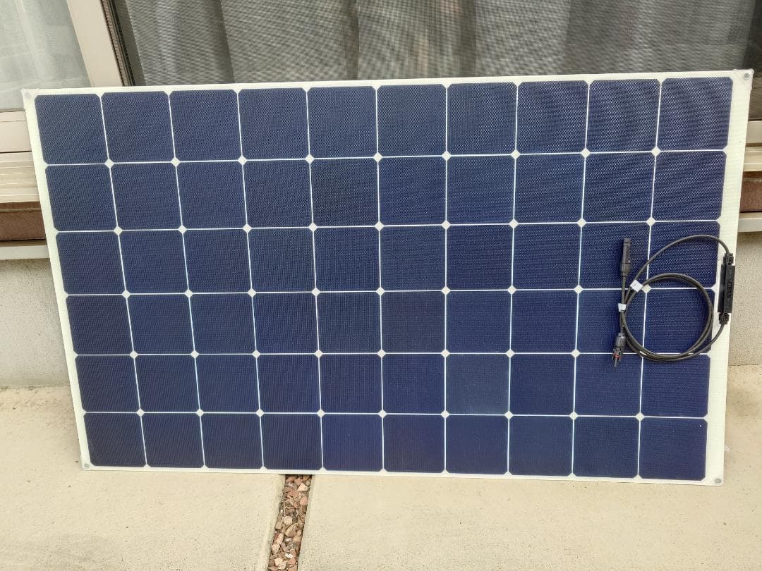 ★単結晶 ETFE フレキシブルソーラーパネル200W 高効率22％セル★