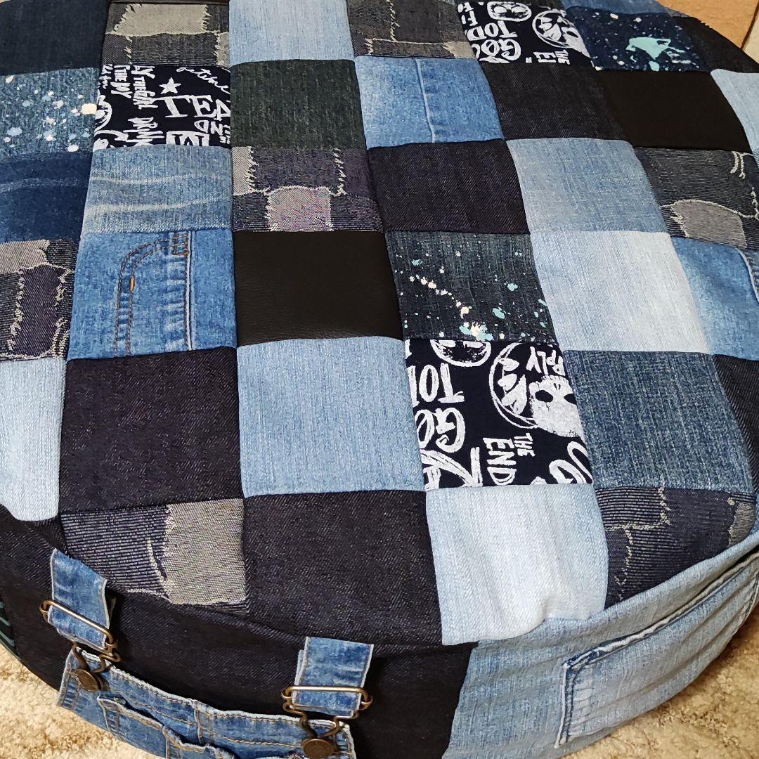 ハンドメイドペットベッド→ペットクッションΦ60ドッグベッド