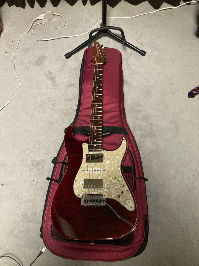 RY Guitar ディンキーストラト パーフェロー1Pネック キルトトップ