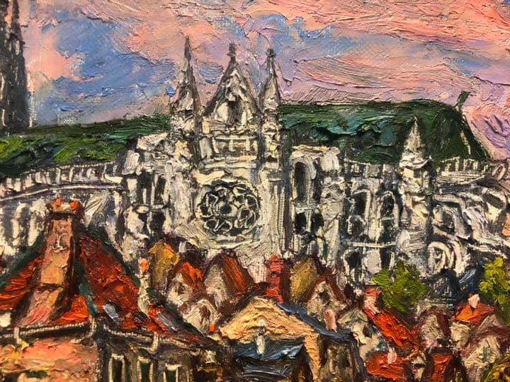 松本富太郎　聖シャルトル（コール川）