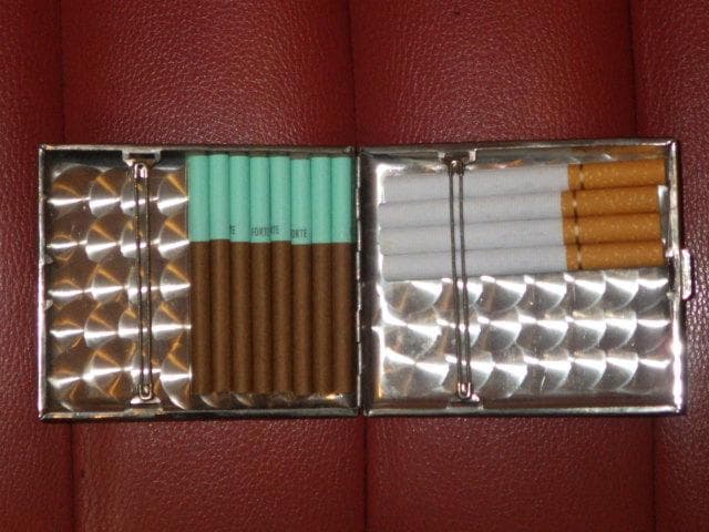 50’S★スーベニア★シガレットケース★25★ビンテージ★タバコ入れ★スカジャン