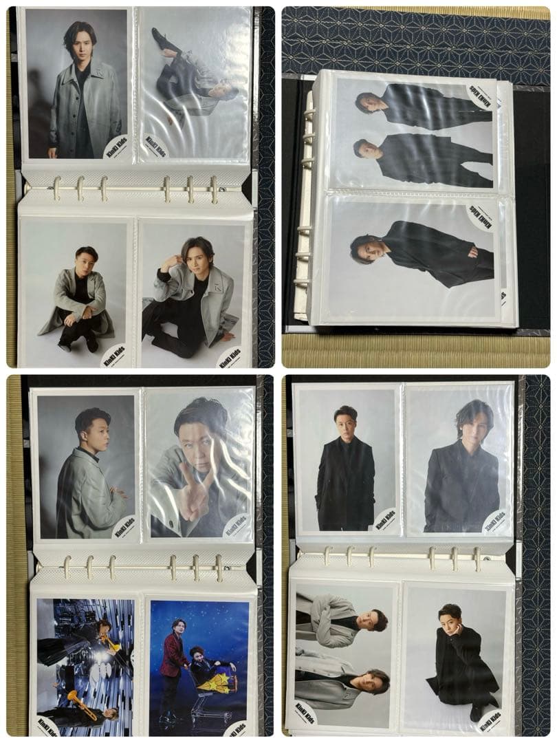 KinKiKids 堂本光一 堂本剛 ブロマイド 81枚 フォトアルバム 3点