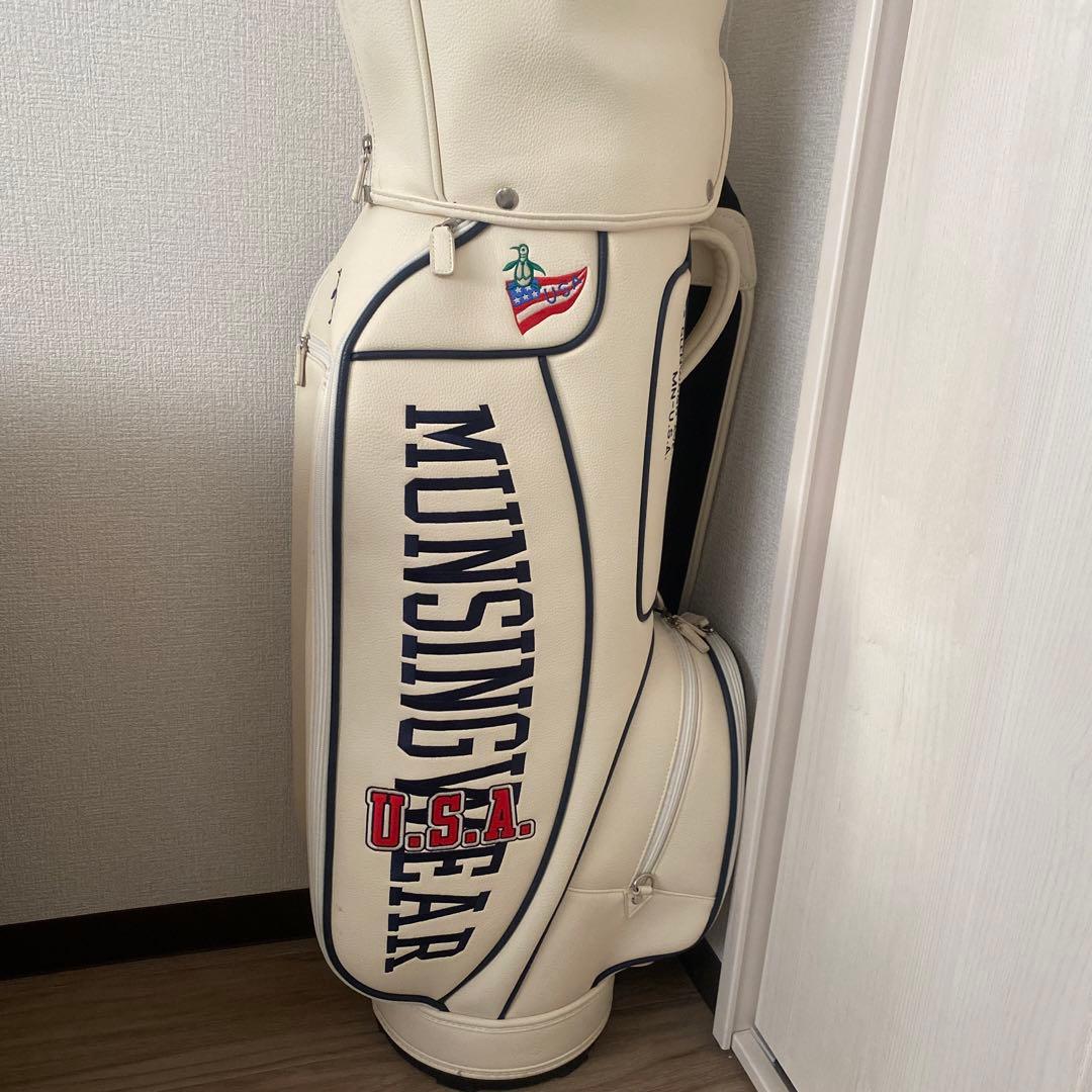 《状態良》マンシングウェア21年春夏モデル キャディバッグ