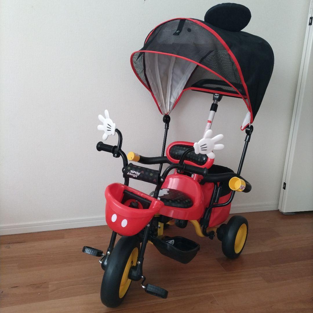 専用、、ミッキー三輪車　アイデス