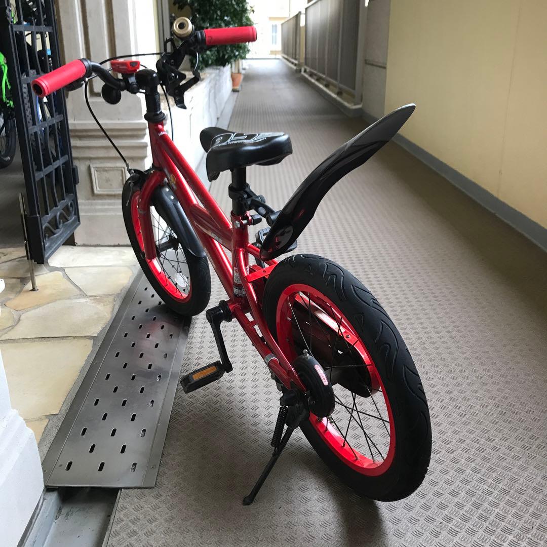 カーズ レース仕様 子供用自転車 レッド