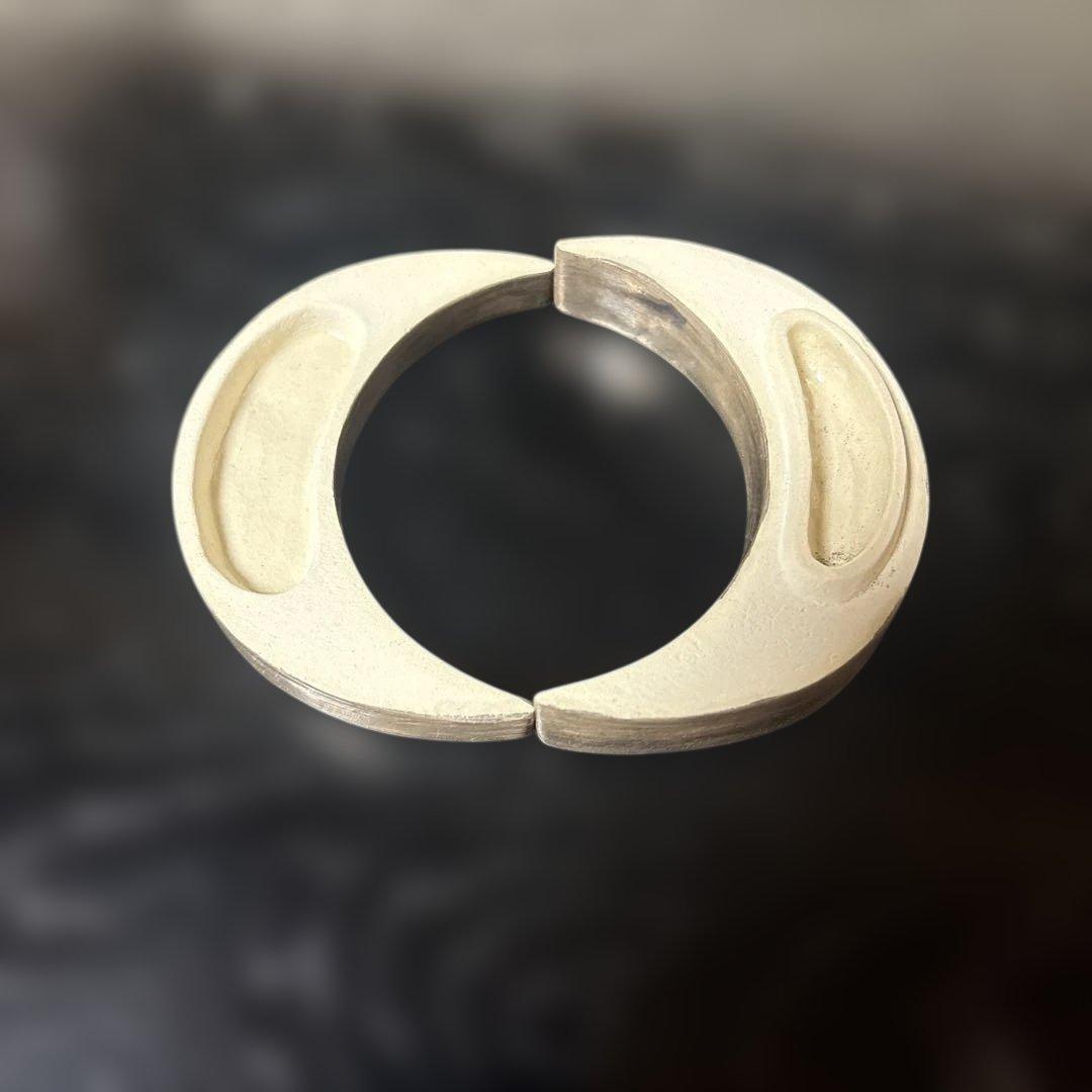 【茶道具】通次阿山造　梅月香合（共箱）★送料込★