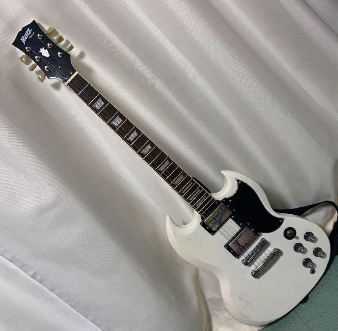 ギター BLITZ BY ARIAPROII BSG-STD White