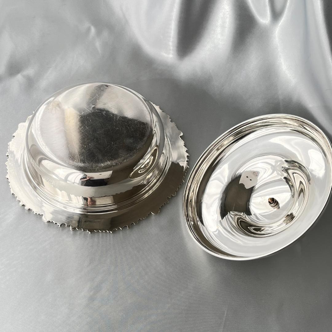 【英国】 ビクトリアンのマフィンディッシュ 【シルバープレート】