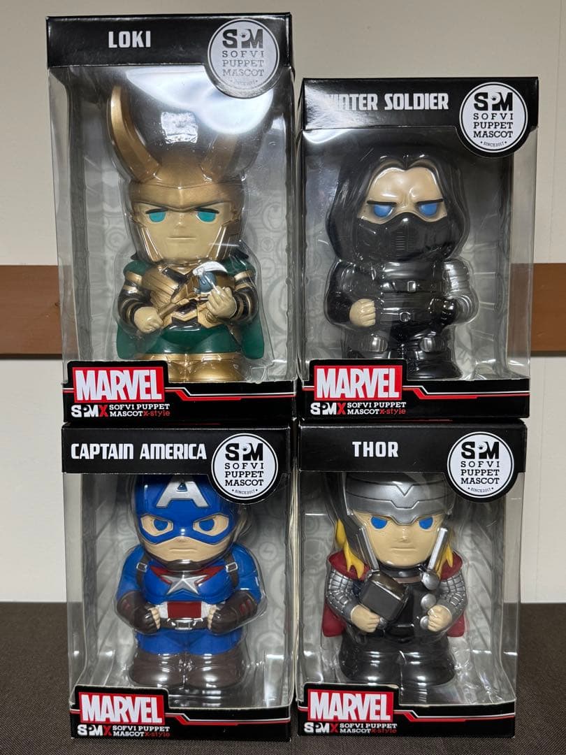 MARVEL ソフビマスコット フィギュアセット