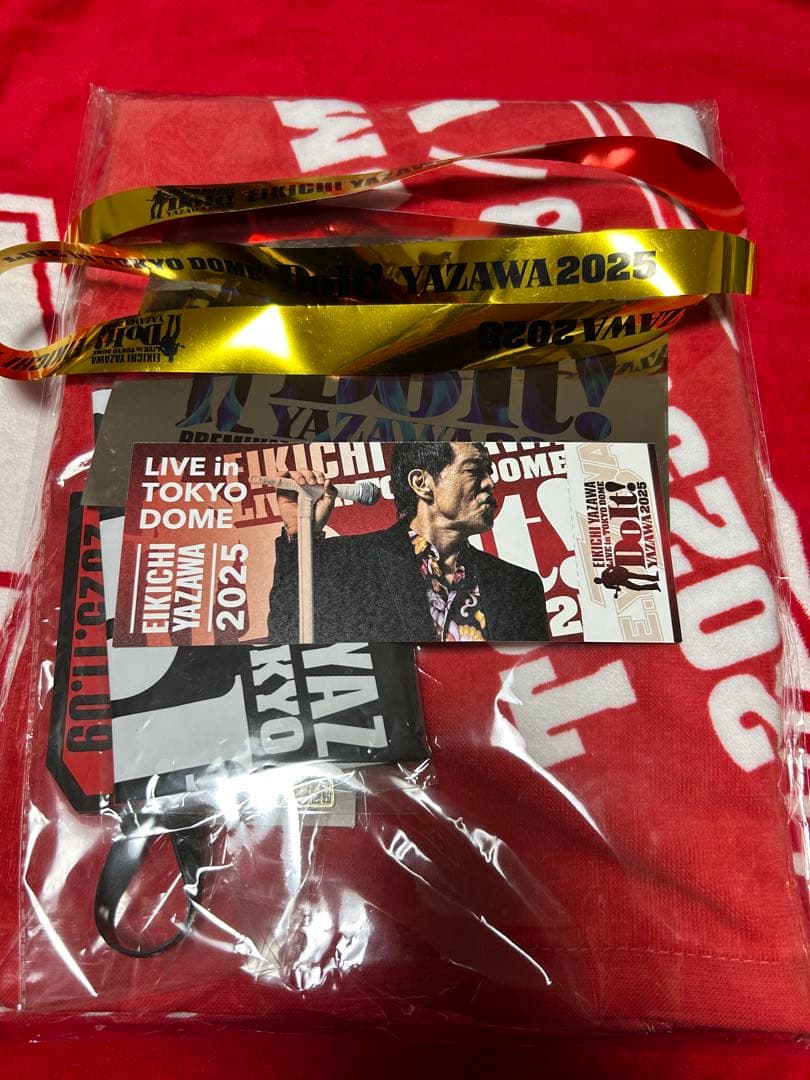 EIKICHI YAZAWA 2025 東京ドーム公演記念グッズセット　金テープ