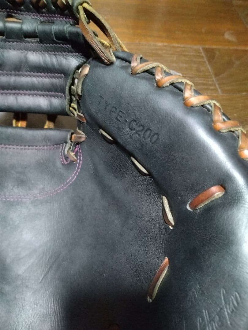 KANAM 5周年限定黒 レザー キャッチャーミット　要ミット