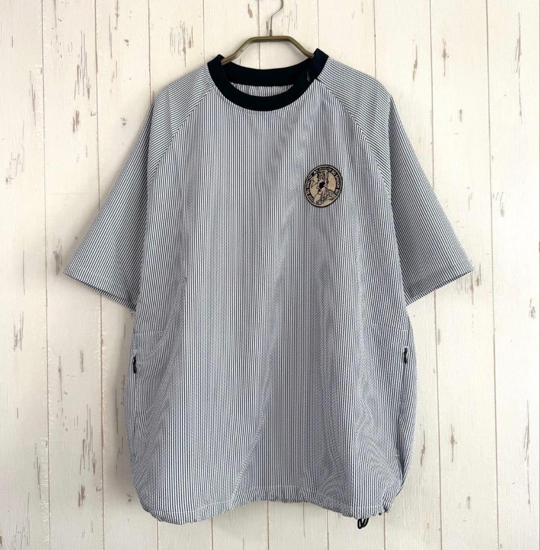 メンズウェア 8gshoot SUCKER STRIPE PISTE -WHITE/NAVY-