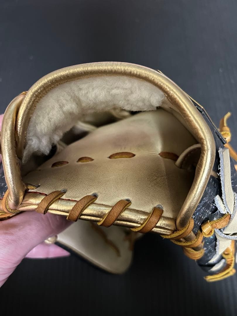 ZETT 軟式グローブ ネイビー/ベージュ