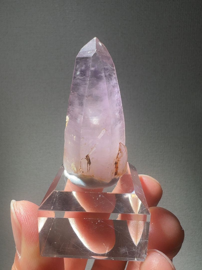 【再】極美　国産鉱物　富井鉱山　紫水晶