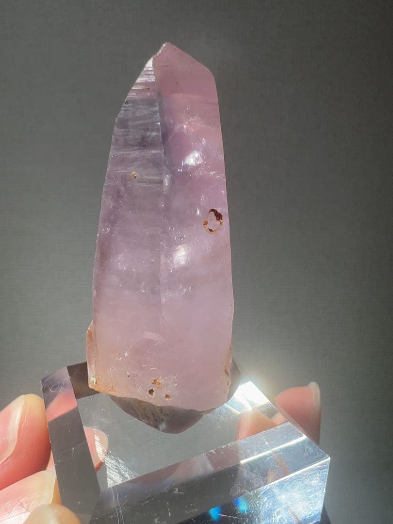 【再】極美　国産鉱物　富井鉱山　紫水晶