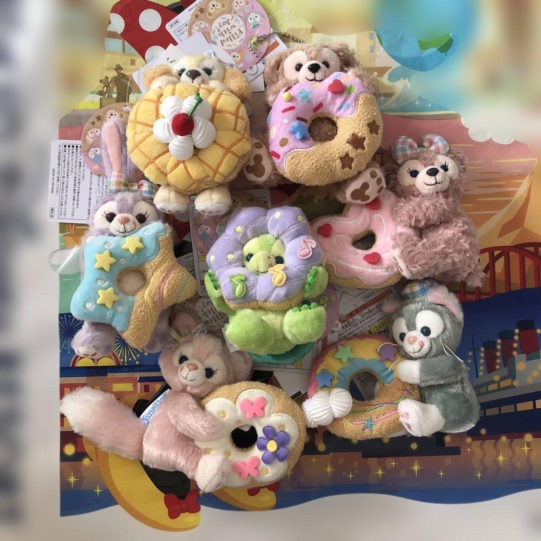 フィルドウィズジョイ！ダッフィー＆フレンズ　ぬいぐるみバッジセット