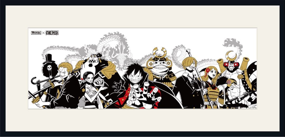 WONDA×ワンピース★ワノ国編オリジナルイラスト　額装付★複製原画