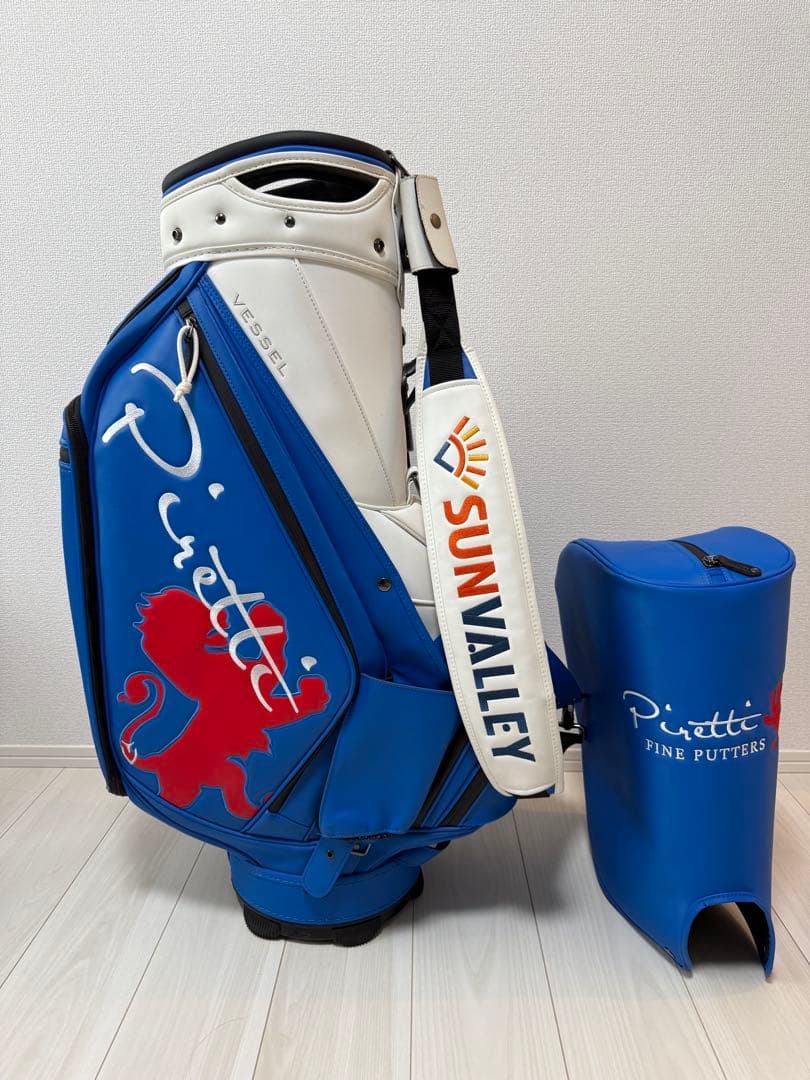 限定廃盤モデルPiretti×VESSEL× SUNVALLEYキャディバッグ