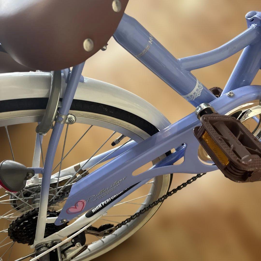 【使用3回のみ】子供用自転車24インチ　折りたたみ式