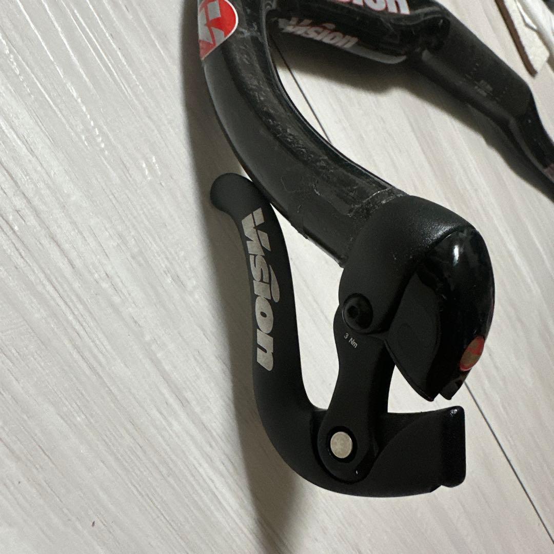 大幅値下げvision ブルホーンハンドル　フルカーボン　ブレーキレバーセット