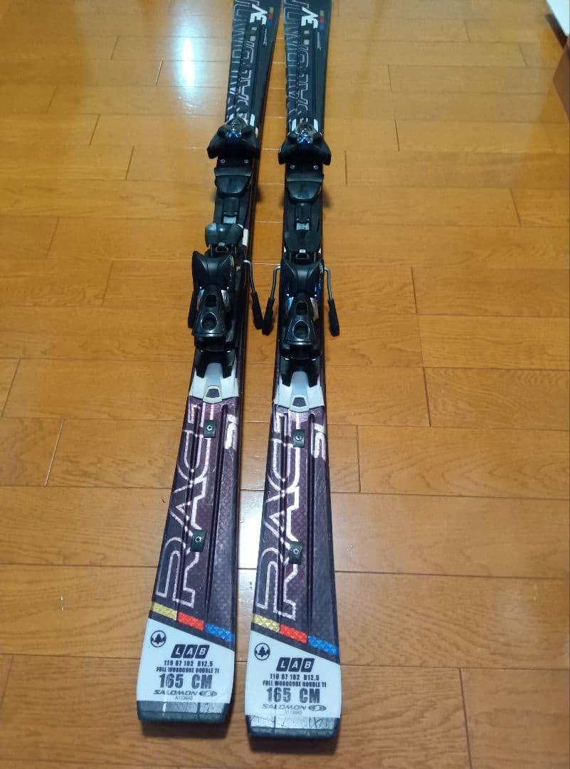 Salomon Race スキー 165cm バインディング付き