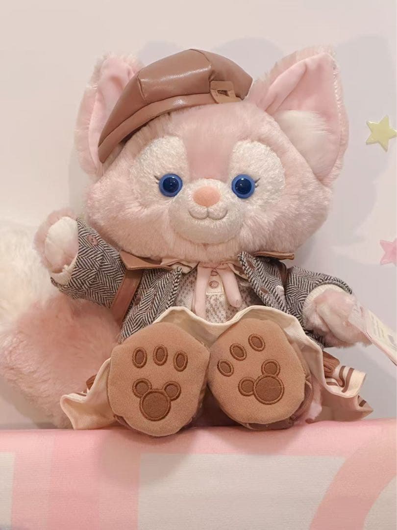 お顔厳選　上海ディズニー　スケルトン入り　スクール　リーナベル　ぬいぐるみS