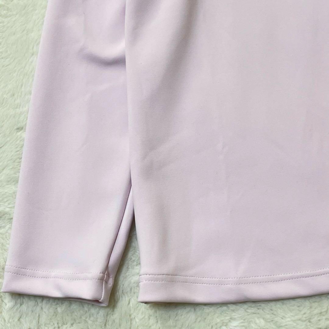 新品 サマンサタバサ ゴルフスポーティーバイカラー 長袖モックネック 40 L