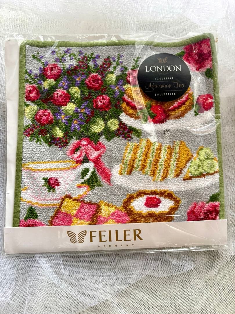 FEILER ロンドン　アフタヌーンティー フェイラー　ハンカチ