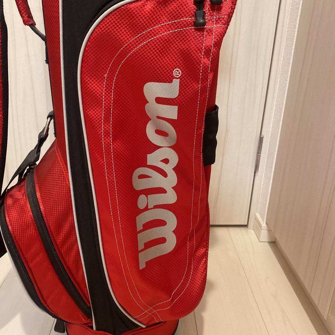 新品未使用　Wilson ゴルフバッグ(レッド)