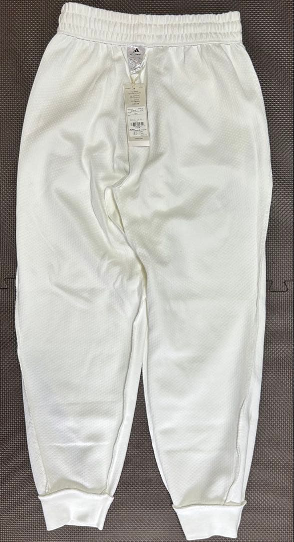 adidas トレーニングパンツ ホワイト size：M