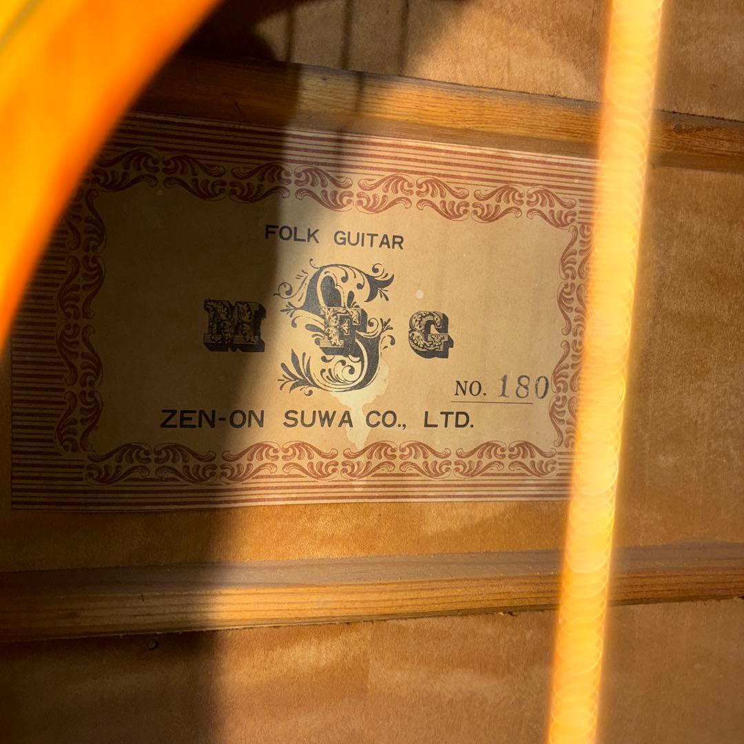 激レア　ZENON 全音　アコースティックギター　ハミングバードタイプ