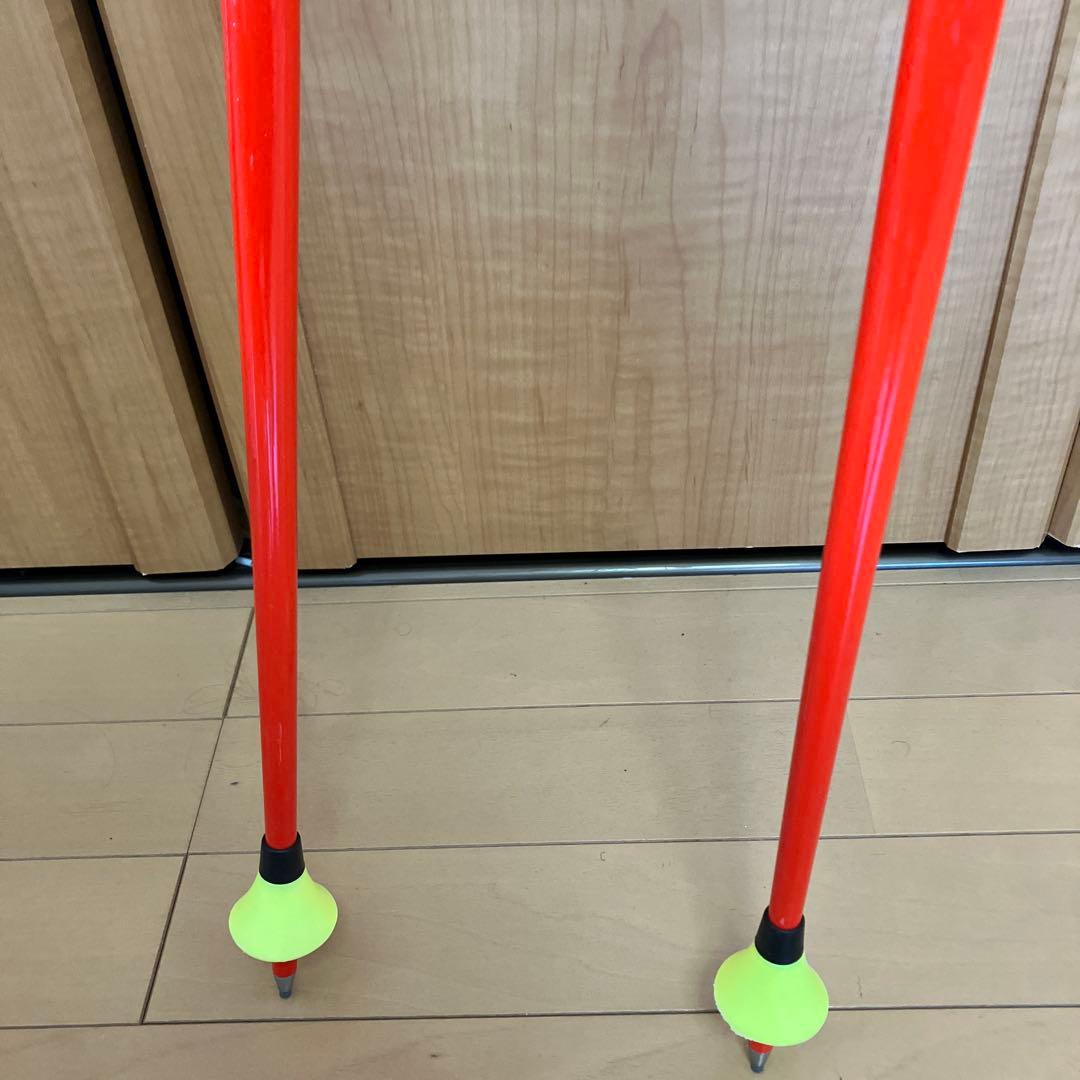 LEKI スキー用ストック オレンジ/ブラック