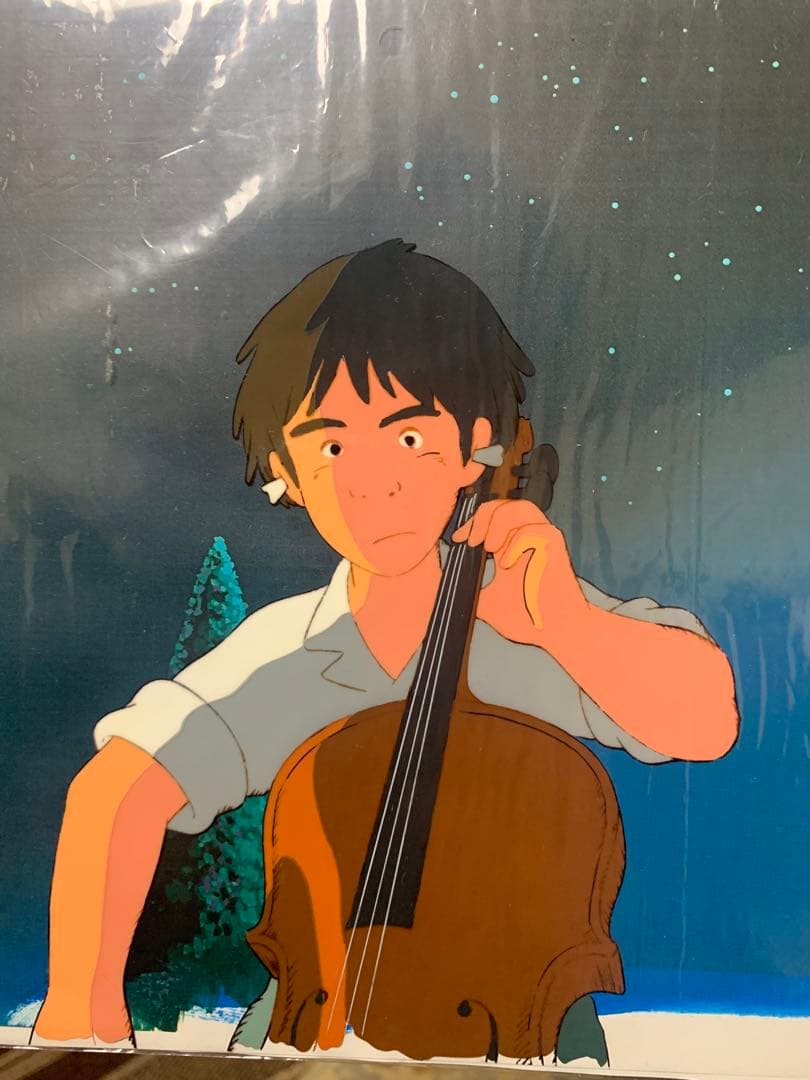 セル画「ゼロ弾きのゴーシュ」宮沢賢治作　背景付き ジブリの高畑勲様の作品