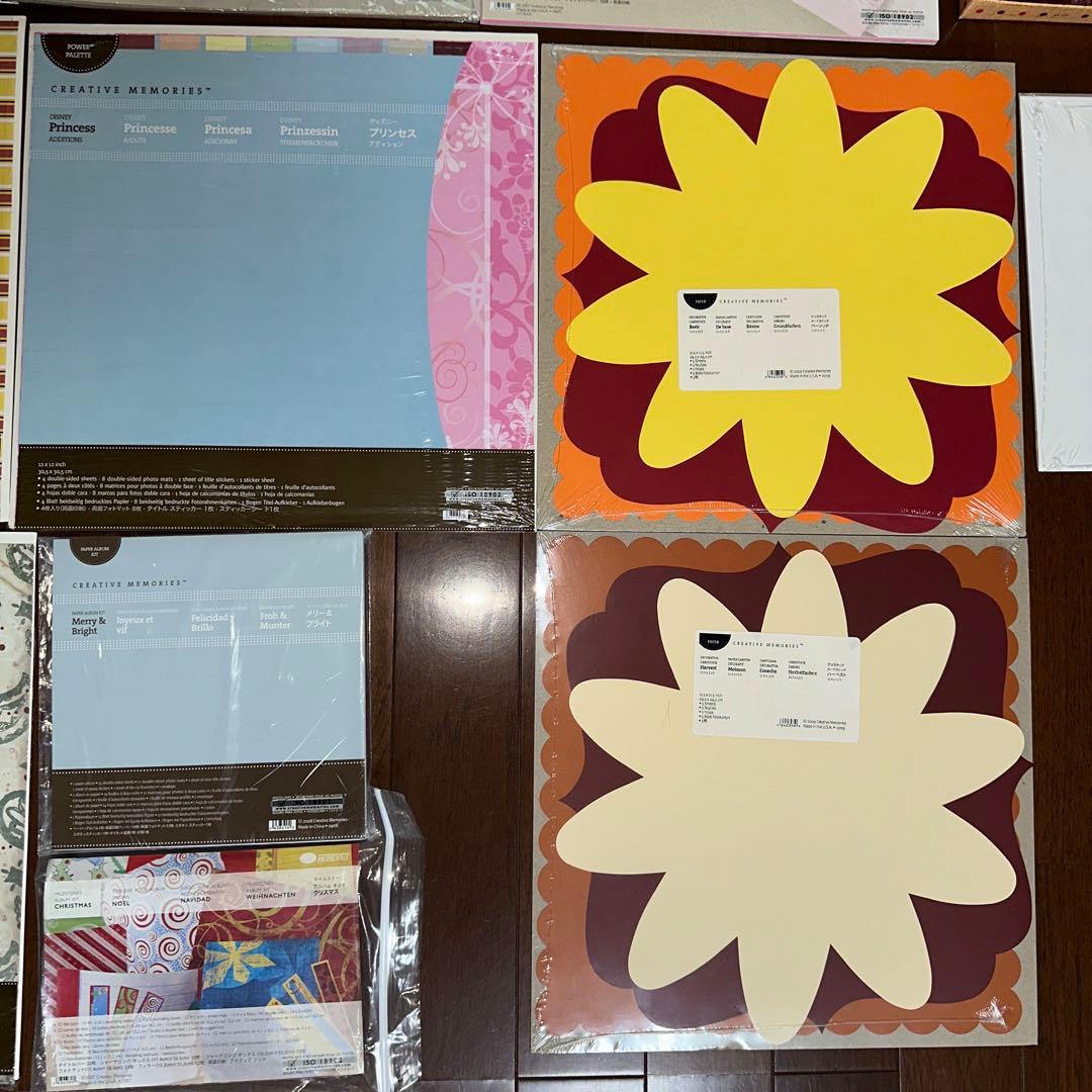 クリエイティブメモリーズ　ペーパー＋バック　まとめ売り　本3冊おまけ