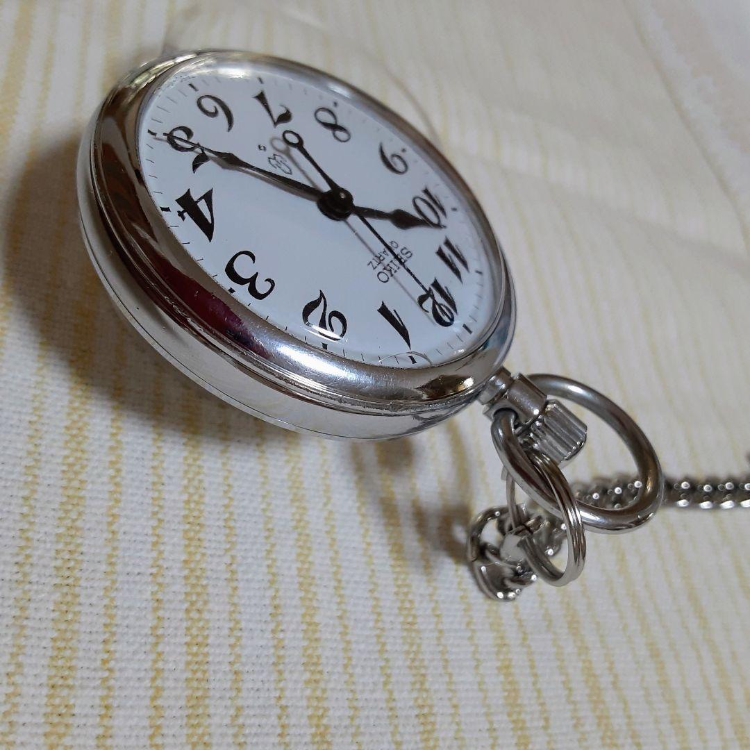 SEIKO諏訪1984年懐中時計 鉄道時計大阪鉄道管理局7550−0010