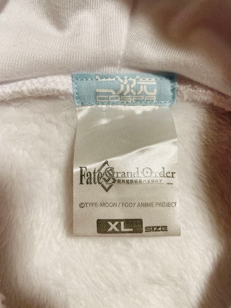 100着 限定 FGO バビロニア フォウ もこもこ パーカー XL COSPA