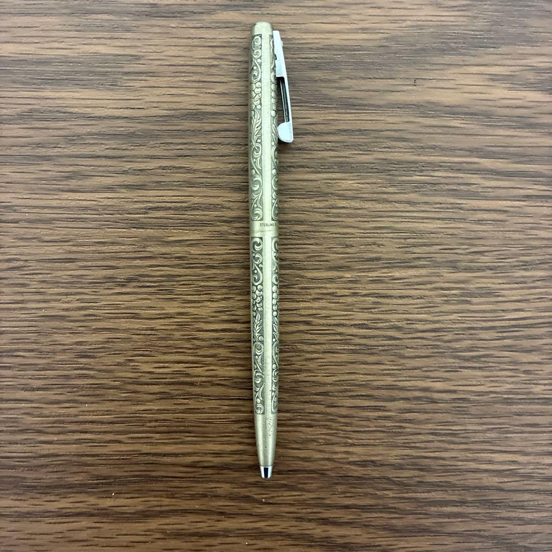 シェーファー スターリングシルバー ボールペン 葡萄唐草