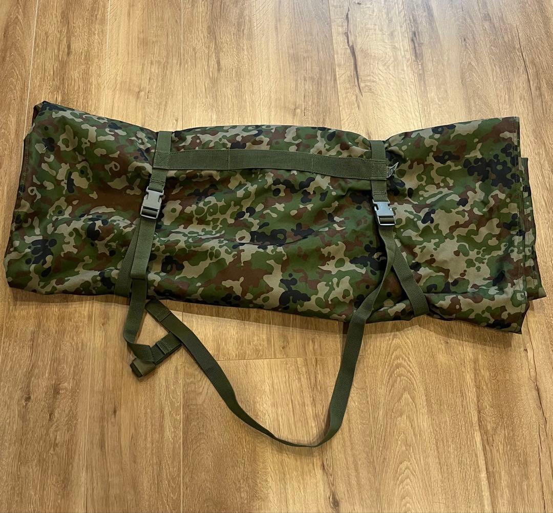 スリーピングカバー／陸上自衛隊迷彩／ミリタリー／アウトドア／一部汚れあり