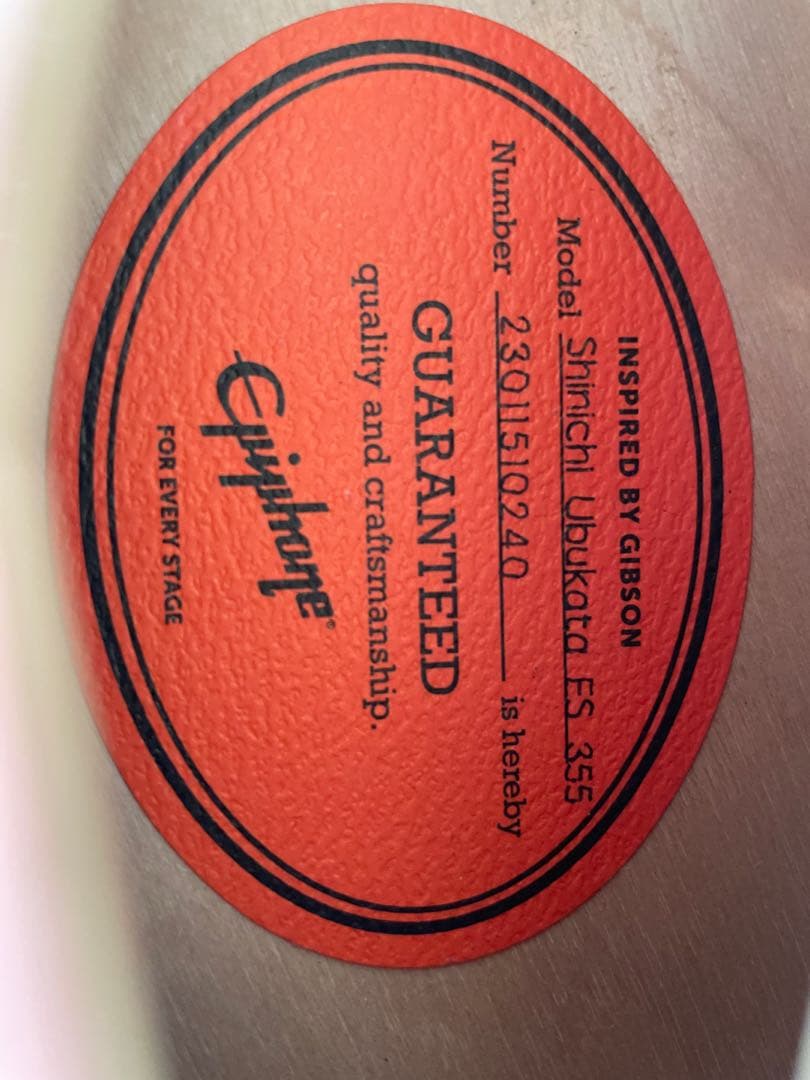 ギター Epiphone Shinichi Ubukata ES-355 v2