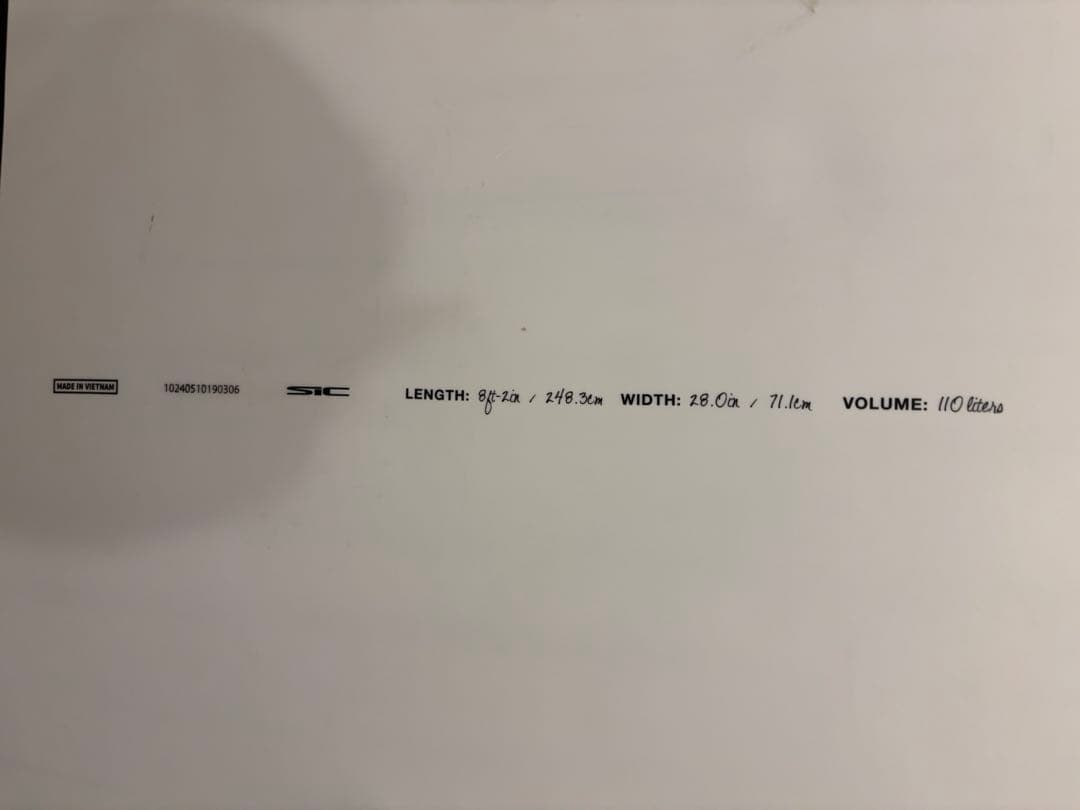 SIC SLICE PRO 8“2 スタンドアップパドルボード　sup surf