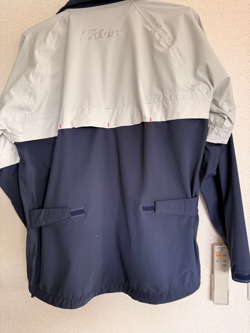 【TITLEIST】タイトリスト レインウェアネイビーLサイズ上下セット