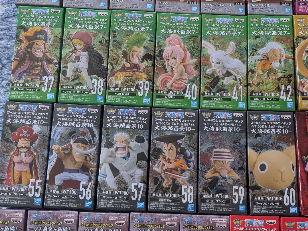 ワンピース ワールドコレクタブルフィギュア 61体セット